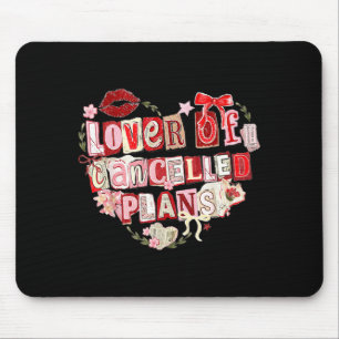 Mousepad Amante de planos cancelados design engraçado de in