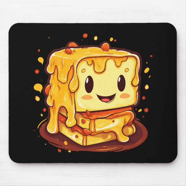 Mousepad Amante de queijo grelhado (Frente)
