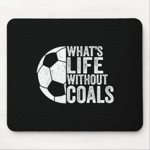 Mousepad Amante do Futebol Jogador de Futebol - Qual é a Vi