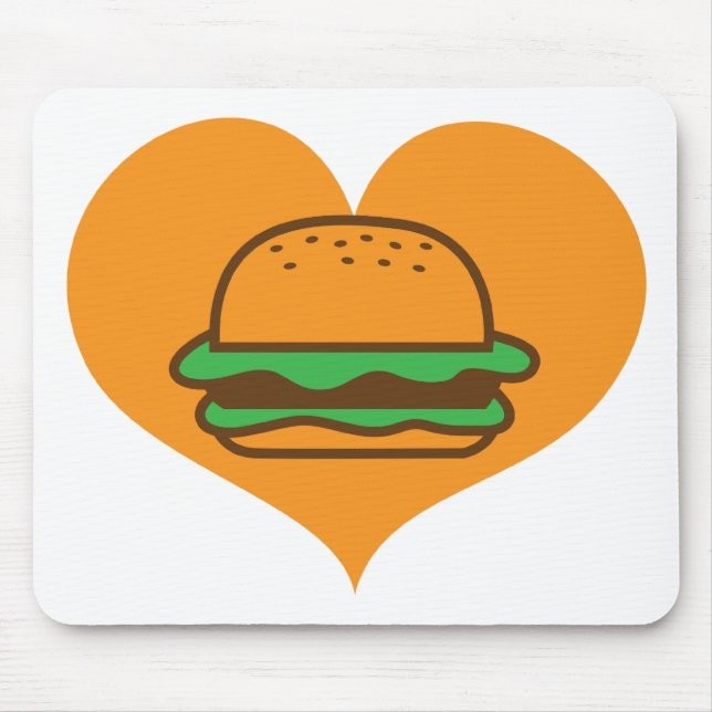Mousepad Amante do Hamburger (Frente)