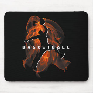 Mousepad Amante do jogador de esboço retrô Equipe esportiva