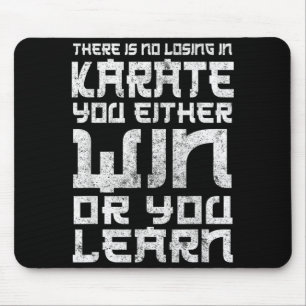 Mousepad Amante do Karate - Não Há Derrota no Karate