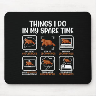 Mousepad Amante esquilo divertido do solo amante do solo ho