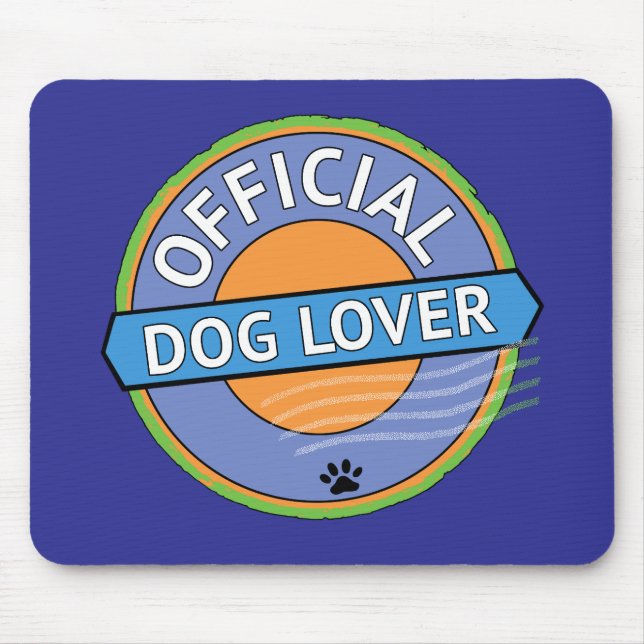 Mousepad Amante Oficial de Cachorros    (Frente)
