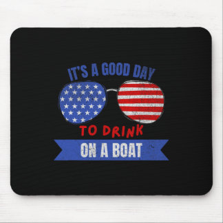 Mousepad Amantes de Barcos 4 de Julho É um Bom Dia Para Beb