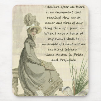 Mousepad Amantes de livro de Jane Austen