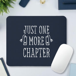Mousepad Amantes de Livros Engraçado Só Mais Um Capítulo 