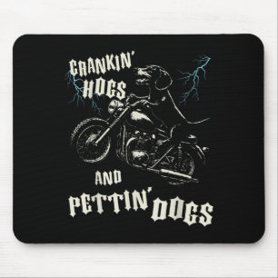 Mousepad Amantes de motoqueiros que pilotam porcos e acaric