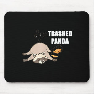 Mousepad Amantes de Panda Bêbado Guaxinim Estragado Diverti