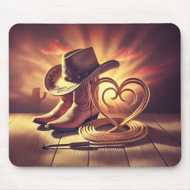 Mousepad Amar o Caminho do Cowboy (Frente)
