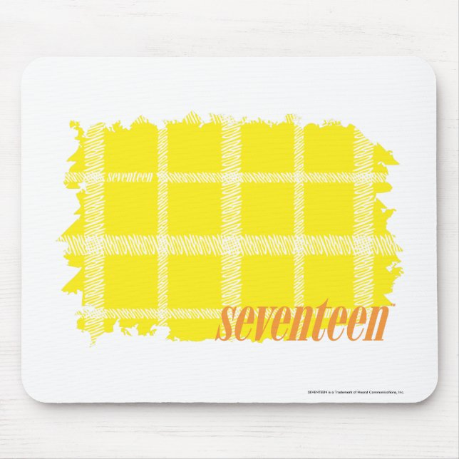 Mousepad Amarelo 3 da xadrez (Frente)