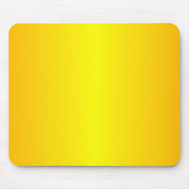 Mousepad Amarelo - amarelo e amarelo de cromo (Frente)