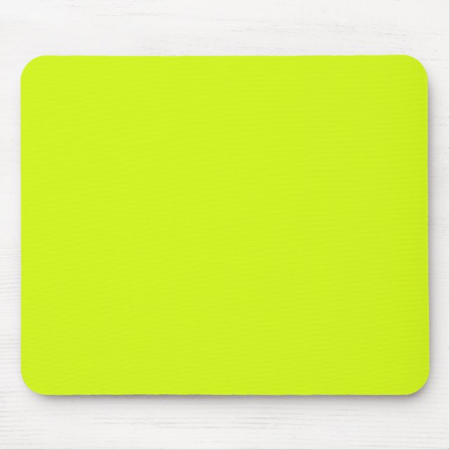 Mousepad Amarelo Chartreuse (cor sólida) (Frente)