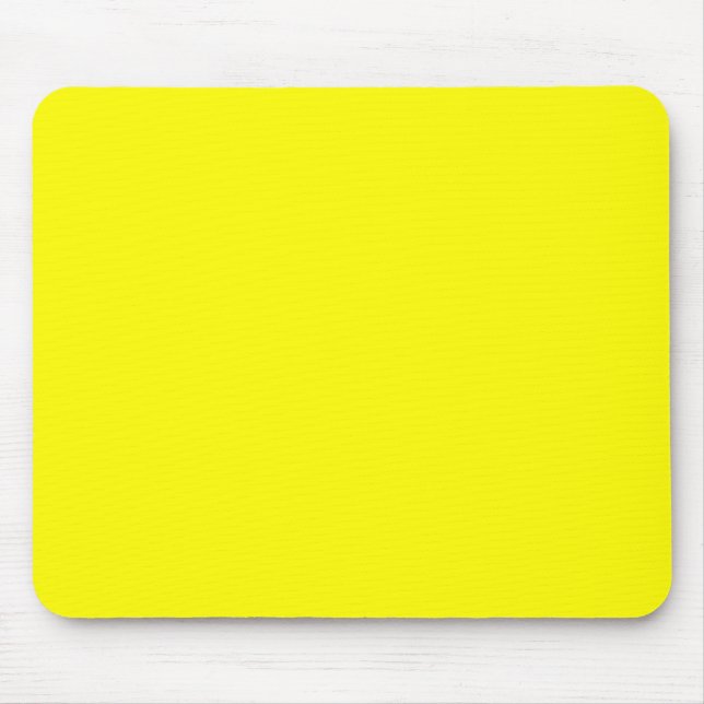 Mousepad Amarelo claro (cor sólida) (Frente)