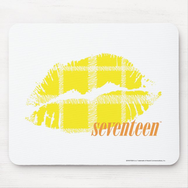 Mousepad Amarelo da xadrez (Frente)