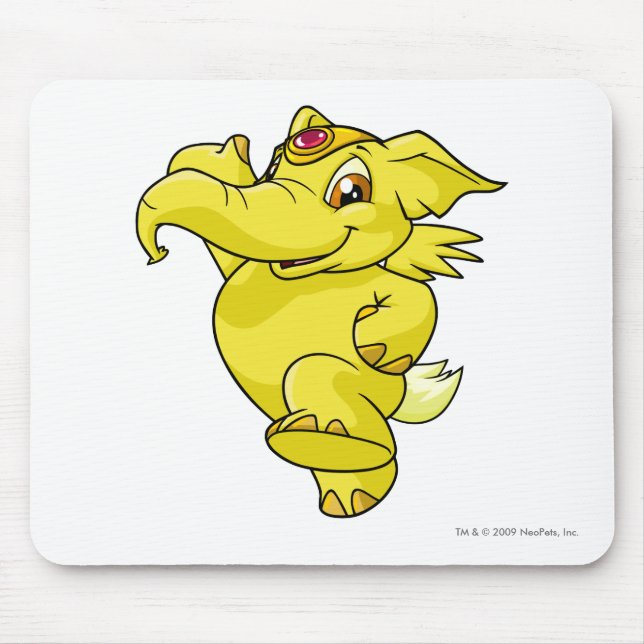 Mousepad Amarelo de Elephante (Frente)