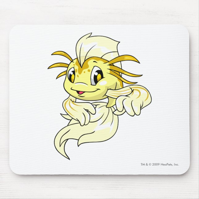 Mousepad Amarelo de Koi (Frente)