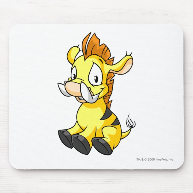 Mousepad Amarelo de Moehog (Frente)