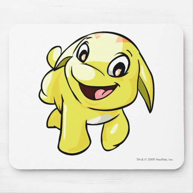 Mousepad Amarelo de Poogle (Frente)