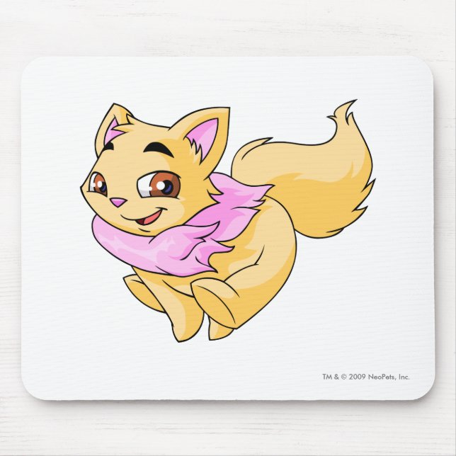Mousepad Amarelo de Wocky (Frente)