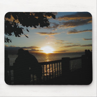 Mousepad amarelo do por do sol