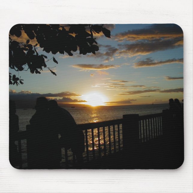 Mousepad amarelo do por do sol (Frente)