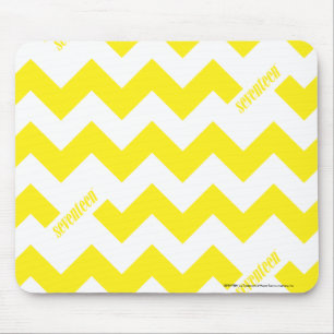Mousepad Amarelo do ziguezague