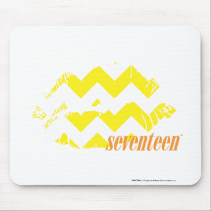 Mousepad Amarelo do ziguezague