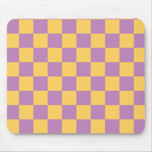 Mousepad Amarelo e púrpura verificados
