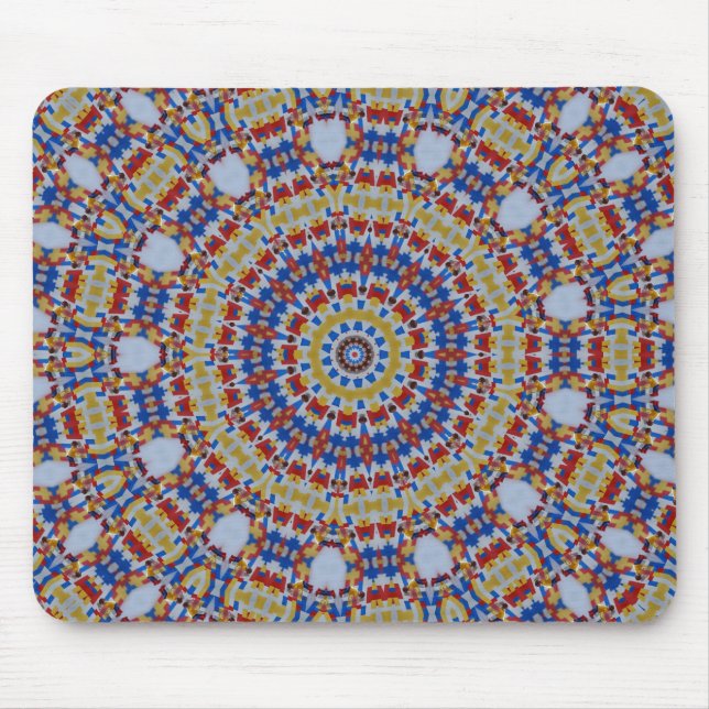 Mousepad Amarelo Mandala (Frente)