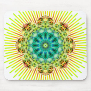 Mousepad Amarelo Mandala faça seu próprio histórico