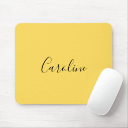 Mousepad Amarelo moderno minimalista