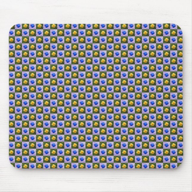 Mousepad amarelo ou azul (Frente)
