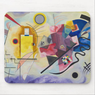 Mousepad Amarelo, Vermelho, Azul por Wassily Kandinsky