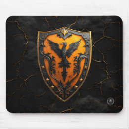 Mousepad Amber Phoenix Firebird Gaming