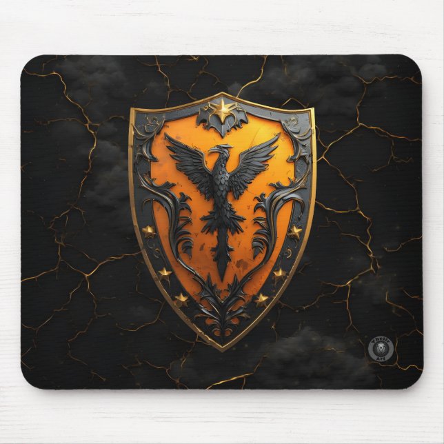 Mousepad Amber Phoenix Firebird Gaming (Frente)