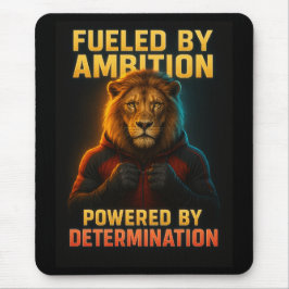 Mousepad Ambition Lion Motivation Art