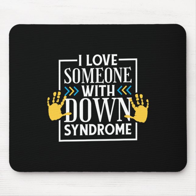 Mousepad Ame Alguém Com Síndrome de Down3 (Frente)