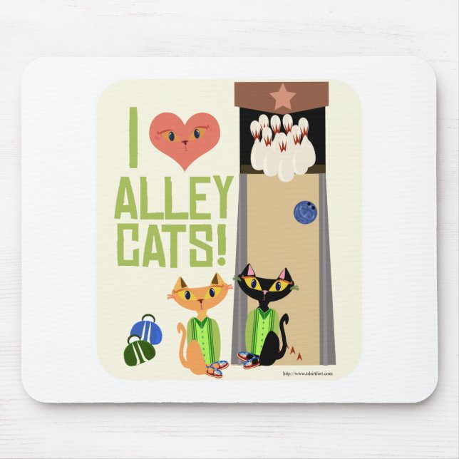 Mousepad Ame aqueles gatos de beco (Frente)