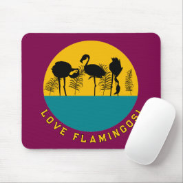 Mousepad Ame flamingos!