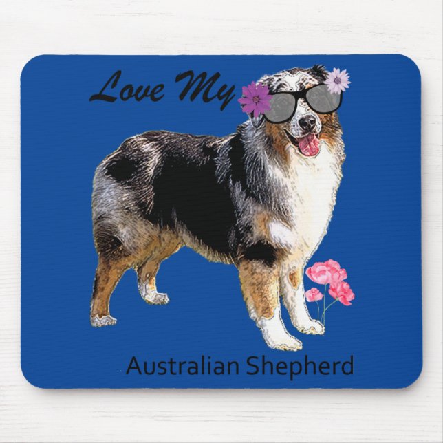 Mousepad Ame Minha Aussie (Frente)