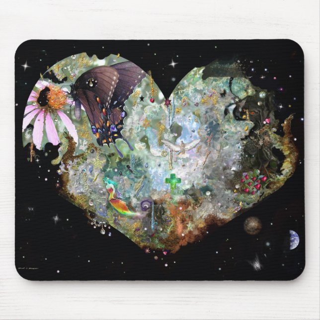Mousepad Ame o seu mundo! (Frente)