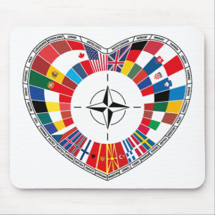 Mousepad Ame os países da NATO, com a NATO
