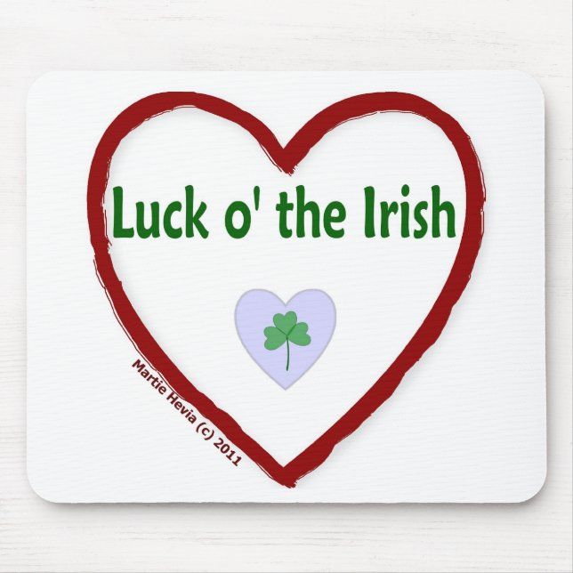 Mousepad Ame Sorte de Irlandeses (Frente)