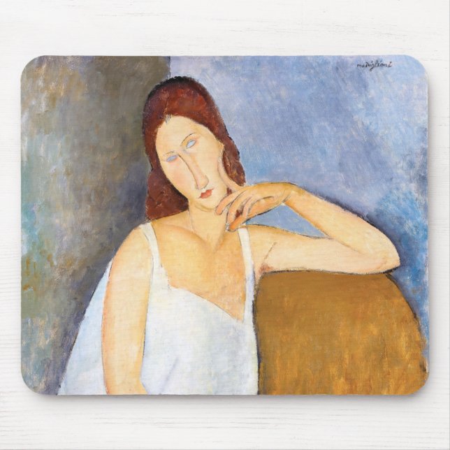 Mousepad Amedeo Modigliani - Jeanne Hebuterne (Frente)
