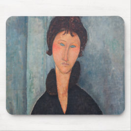 Mousepad Amedeo Modigliani - Mulher com Olhos Azuis