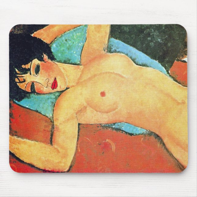 Mousepad Amedeo Modigliani - Mulher Reclinada (Frente)