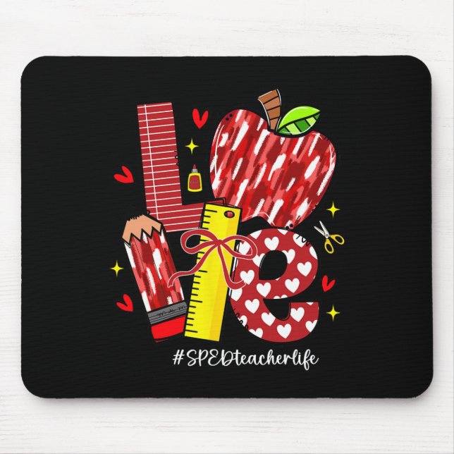 Mousepad Amei Apple Pencil Acelerou Vida De Professor Arcos (Frente)