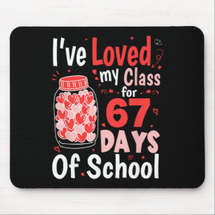 Mousepad Amei meu Cl por 67 dias de escola Dia dos Namorado