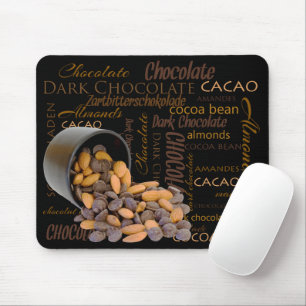Mousepad Amêndoas de Fio de Chocolate Lover com Fio Fotogr